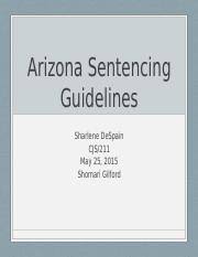 Arizona Sentencing Guidelines Arizona Sentencing