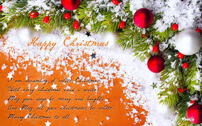 Beautiful merry christmas wallpapers with quotes. Merry Christmas Quote Greeting Wallpaper
