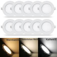 10x 12w Led Panel Einbaustrahler Deckenleuchte Einbau