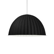 Derived from the finnish word muutos, meaning new perspective, muuto is firmly rooted in scandinavian design. Pendant Light Acoustique Under The Bell Black O82cm H46cm Muuto Nedgis Lighting