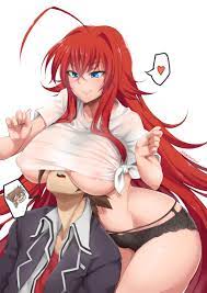 rias gremory and hyoudou issei (high school dxd) drawn by stormcow |  Danbooru