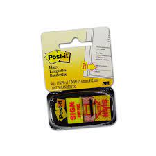 Daftar Harga 3M Post It Flags 1X1.75" Sign Here 680-9 | Bhinneka