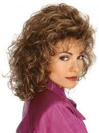 Style Brown Curly Shoulder Length Classic Wigs Human Hair Wigs Wigs Real Hair Wigs