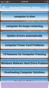 Detect faults of computer systems and networks 3. Hardware Problem And Solution Guide For Android Apk Download