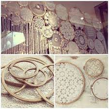 9 Simple Secrets To Use Lace For A Vintage Or Bohemian Wedding Theme In 2021 Crafts Creative Hoop Art