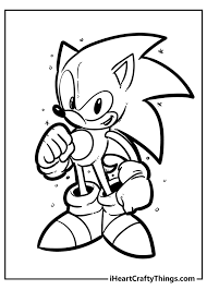sonic the hedgehog coloring pages 100 free 2022