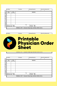 We did not find results for: 10 Best Printable Physician Order Sheet Printablee Com