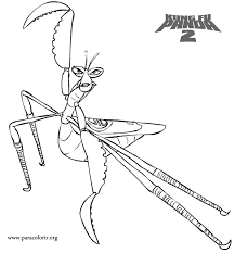 Select from 32084 printable crafts of cartoons, nature, animals, bible and many more. Mantis Kung Fu Panda Coloring Pages Coloring And Drawing