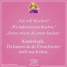 Spruch Kuchen Backen Kinderlogik Visual Statements