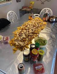 Nacho Table In 2020 Best Party Food Mexican Food Recipes Amazing Food