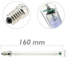 Fluorescent Light Bulb For Electric Mosquito Killer E14 Uv 3w Bl 160mm Cablematic