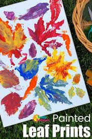 Leaf Printing Art Activity For Preschoolers Happy Hooligans Fall Art Projects Preschool Art Activities Leaf Print Art