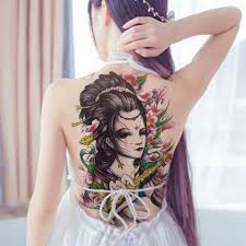 Xăm hình hổ báo full lưng rất hợp với khí chất mạnh mẽ của phái mạnh. Hinh XÄƒm Full LÆ°ng Ná»¯