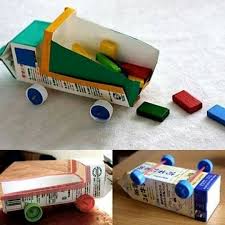 Pin By Petra On Mate Recycled Toys Transportation Crafts Preschool Crafts