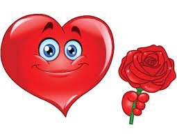 Heart With A Rose Hearts And Roses Emoji Love Smiley