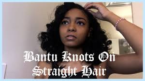 My hair is natural (very natural) as in my natural texture is a 4c but i did straighten my hair to do this bantu knot out to make my hair more manageable which is why it would be same exact steps on straight hair. Bantu Knots On Straight Natural Hair As Told By Kira Youtube