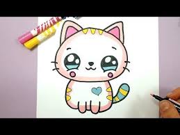 Dessin kawaii a imprimer animaux nouveau collection ment. Youtube Kawaii Drawings Easy Drawings Cloud Drawing