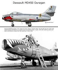 Montrent leur avion chassant et volant dans l'œil de l'ouragan de catégorie 4 ida. Dassault M D 450 Ouragan French Hurricane Was A French Fighter Bomber Developed And Produced By Dassault Aviation Ouragan Art De L Aviation Armee De L Air