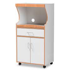 4.5 out of 5 stars with 2 ratings. Edonia Modern And Contemporary Beech And Finish Kitchen Cabinet White Brown Baxton Studio Target