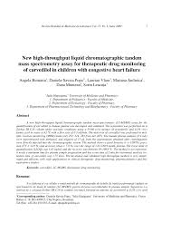 Iunie este a șasea lună a anului în calendarul gregorian și una dintre cele patru luni gregoriene. Pdf New High Throughput Liquid Chromatographic Tandem Mass Spectrometry Assay For Therapeutic Drug Monitoring Of Carvedilol In Children With Congestive Heart Failure