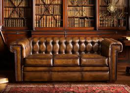 chesterfield sofa leather 3 seater