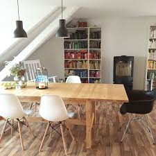 Wohnzimmer Mit Ikea Norden Esstisch Eames Chairs Skantherm Kaminofen Ikea Billy Bucherregal Und Ikea Lampe Ikea Esstisch Ikea Inspiration Ikea Norden Tisch