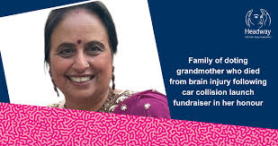 Family of doting grandmother who died from brain injury following car  collision launch fundraiser in her honour