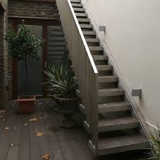Exterior Design Narrow Outside Metal Stair Design How To Build Outside Stairs Deck Steps Plans Outdoor Metal Exterior Stairs Staircase Design Outdoor Stairs