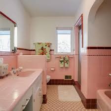 We gutted the whole bathroom, did some major plumbing repairs and started with a. The Pink Bathroom A Trend Of The 1950 S J Carsten Remodeling