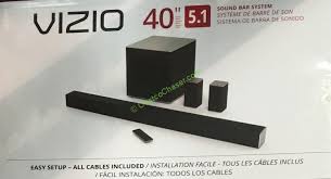 Vizio 5 1 Channel Soundbar Home Theater With Wireless Sub Sb4051 Costcochaser