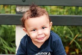 Curly taper fade haircut for little ones. 60 Cute Baby Boy Haircuts For Your Lovely Toddler 2020