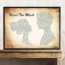 Watch the video for never too much from luther vandross's the ultimate luther vandross for free, and see the artwork, lyrics and similar artists. Luther Vandross Never Too Much Grey Heart Song Lyric Quote Print Home Garden Other Gift Party Supplies
