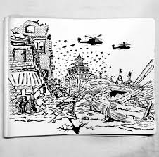 Doodle On Nepal Earthquake 2015 Doddle Art Sketches Doodle Art