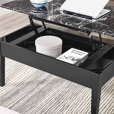 Marble Lift Top Storage Coffee Table Lift Top Coffee Table Coffee Table Faux Marble Coffee Table