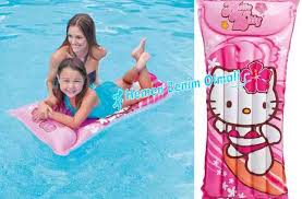 Deniz Yataklari Hello Kitty Intex Hello Kitty Lisansli Sisme Deniz Yatagi 118x60 Cm