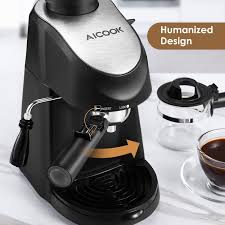 Amazon Com Espresso Machine Aicook 3 5bar Espresso Coffee Maker Espresso And Cappuccino Machine Cappuccino Coffee Maker Cappuccino Machine Cappuccino Coffee