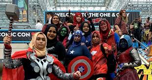 Hijab Heroes Debut As Marvel Superheroes At New York Comic Con Https Cstu Io 81c252 Superhero Marvel Avengers Funny Marvel Avengers Assemble