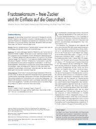 Jeder weiß, ein apfel ist obst und eine kartoffel ist gemüse. Fructosekonsum Freie Zucker Und Ihr Einfluss Auf Die Gesundheit