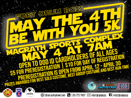 The total number of days between tuesday, may 4th, 2021 and saturday, july 3rd, 2021 is 60 days. View Event May The 4th Be With You 5k Ft Drum Us Army Mwr