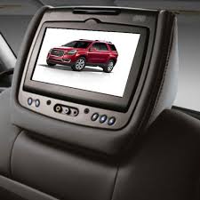 2015 Acadia Dvd Headrest System Ebony Leather Entertainment System System Wallpaper Headrest