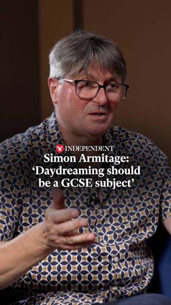 Poet Laureate Simon Armitage told The Independent that he worries about our addiction to interruption, believing daydreaming should be a GCSE subject., #TheTalkShow