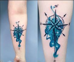 A compass ink can be rendered in various styles, such as retro amazing compass back tattoo for girl. 50 Latest Compass Tattoo Design And Ideas For Men And Women