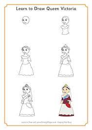 Draw Queen Victoria Queen Victoria Learn To Draw Drawing Basics