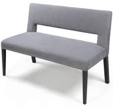 Wooden benches with an upholstered back are a popular option in traditional, modern, french country or, when they're not very decorative, even with the seating capacity of three and a design that reinforces the focus on communal eating, this dining bench with back is the most rustic model. Woburn Dining Chair The Bicknell Collection Upholstered Dining Bench Dining Bench With Back Dining Sofa