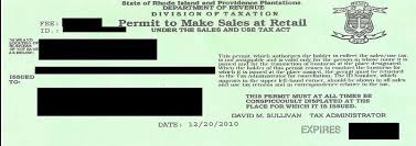 Apply Sales Tax Permit In Rhode Island How To Apply Business Solutions Permit