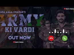 New Haryanvi Songs 2020 Army Ki Vardi Ringtone Status Khasa Aala Chahar Latest Song 2020 Youtube