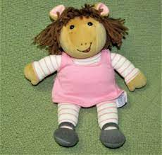 Vintage Eden Arthur Sister Dw Doll Stuffed Plush 10 Marc Brown 1996 Pbs Toy Eden Arthur S Sister Dolls Plush