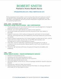 Home Health Nurse Resume Samples Qwikresume