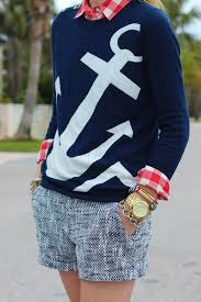 Anchors Nautical Fashion Preppy Style Fashion