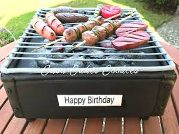 bbq cake grill torte tortendeko leckereien geburtstag
